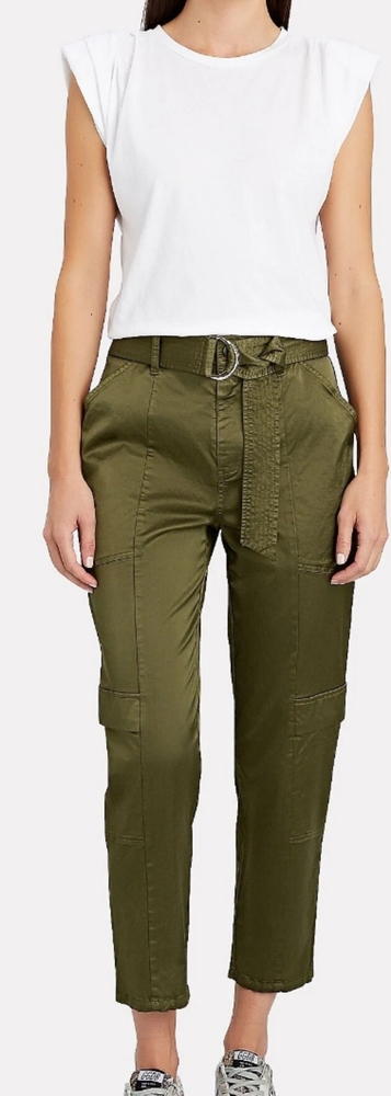Olive green crop pants 1 J Brand Athena surplus  crop pants sz 25
